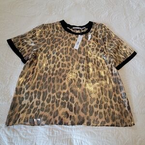 Brand New With Tag, beautiful Top Size L original $275 Alice And OLIVIA